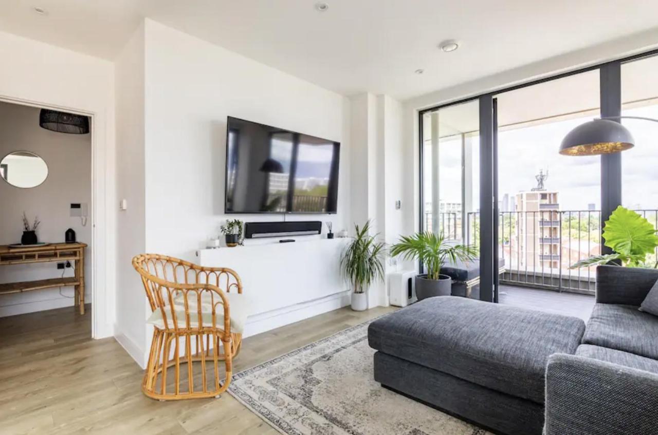 Modern 1 Bed L City Views L Work Space London Luaran gambar