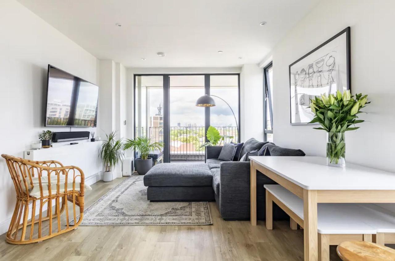 Modern 1 Bed L City Views L Work Space London Luaran gambar