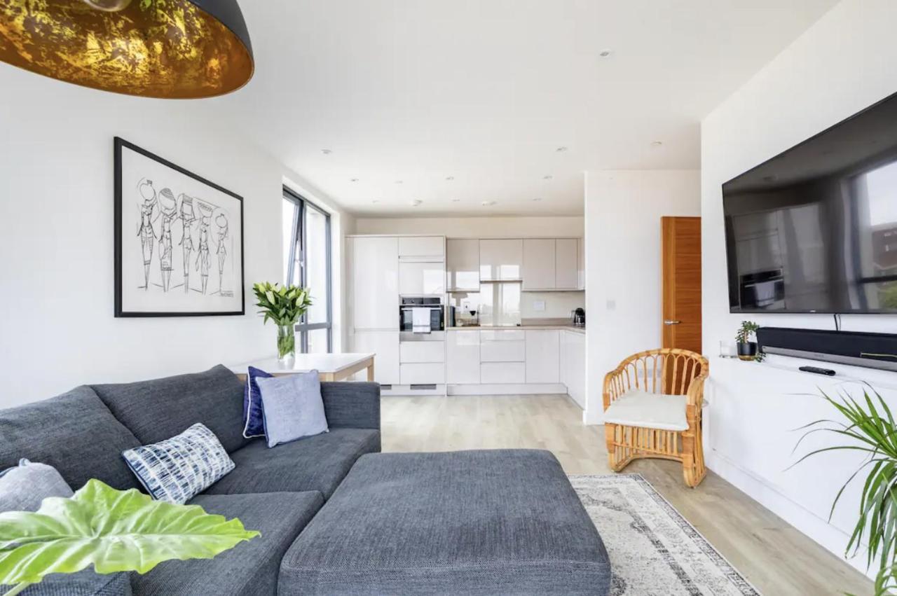 Modern 1 Bed L City Views L Work Space London Luaran gambar