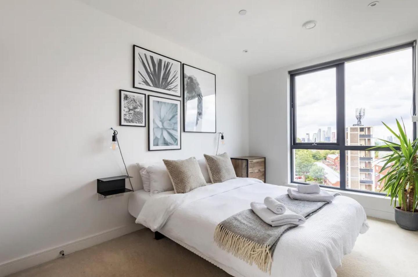 Modern 1 Bed L City Views L Work Space London Luaran gambar