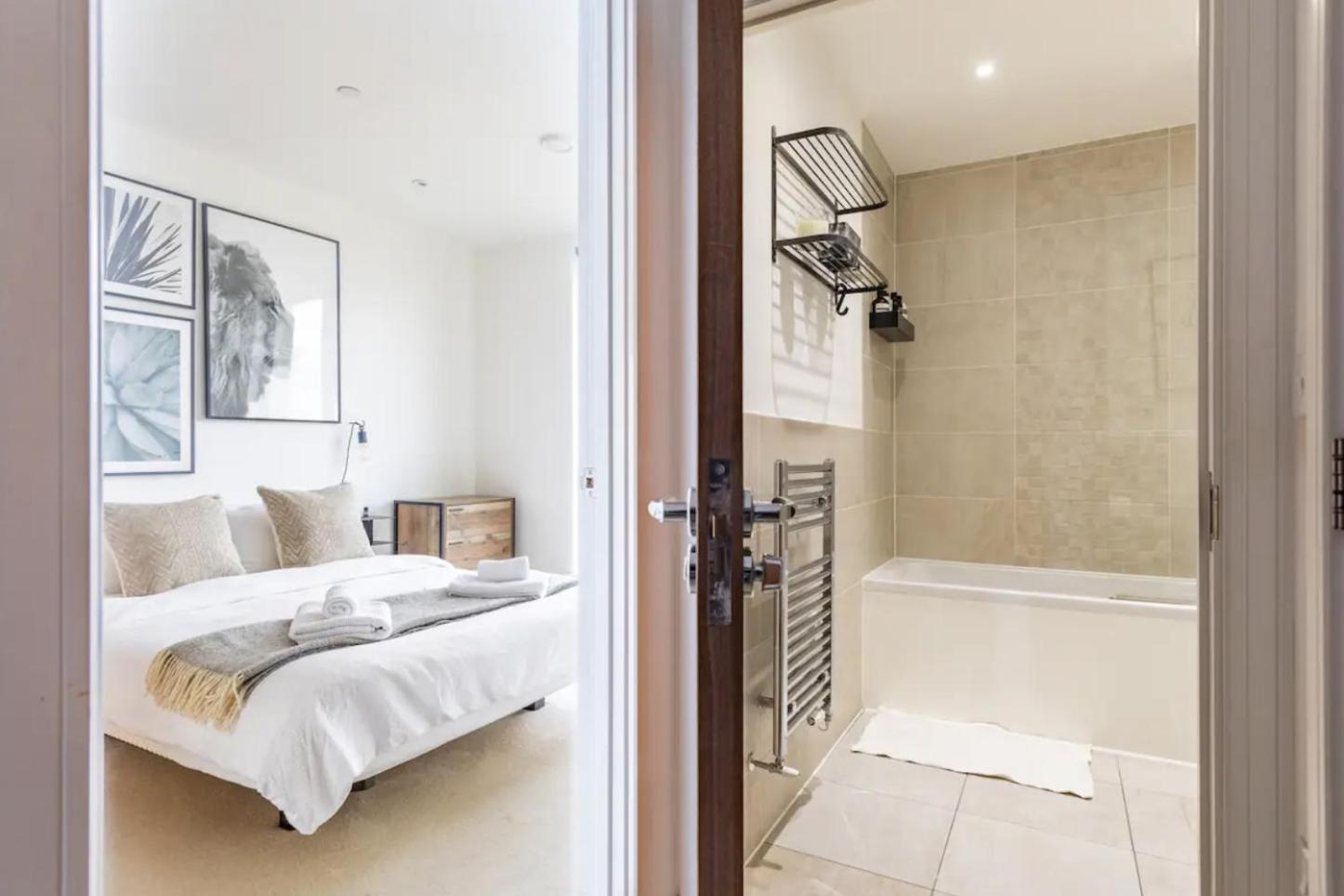 Modern 1 Bed L City Views L Work Space London Luaran gambar